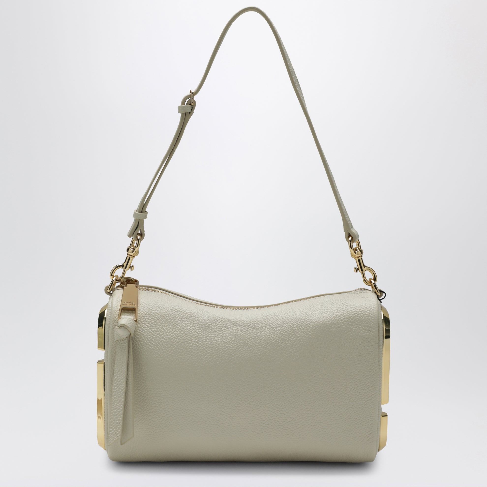 Borsa a tracolla Snapshot in pelle bianca