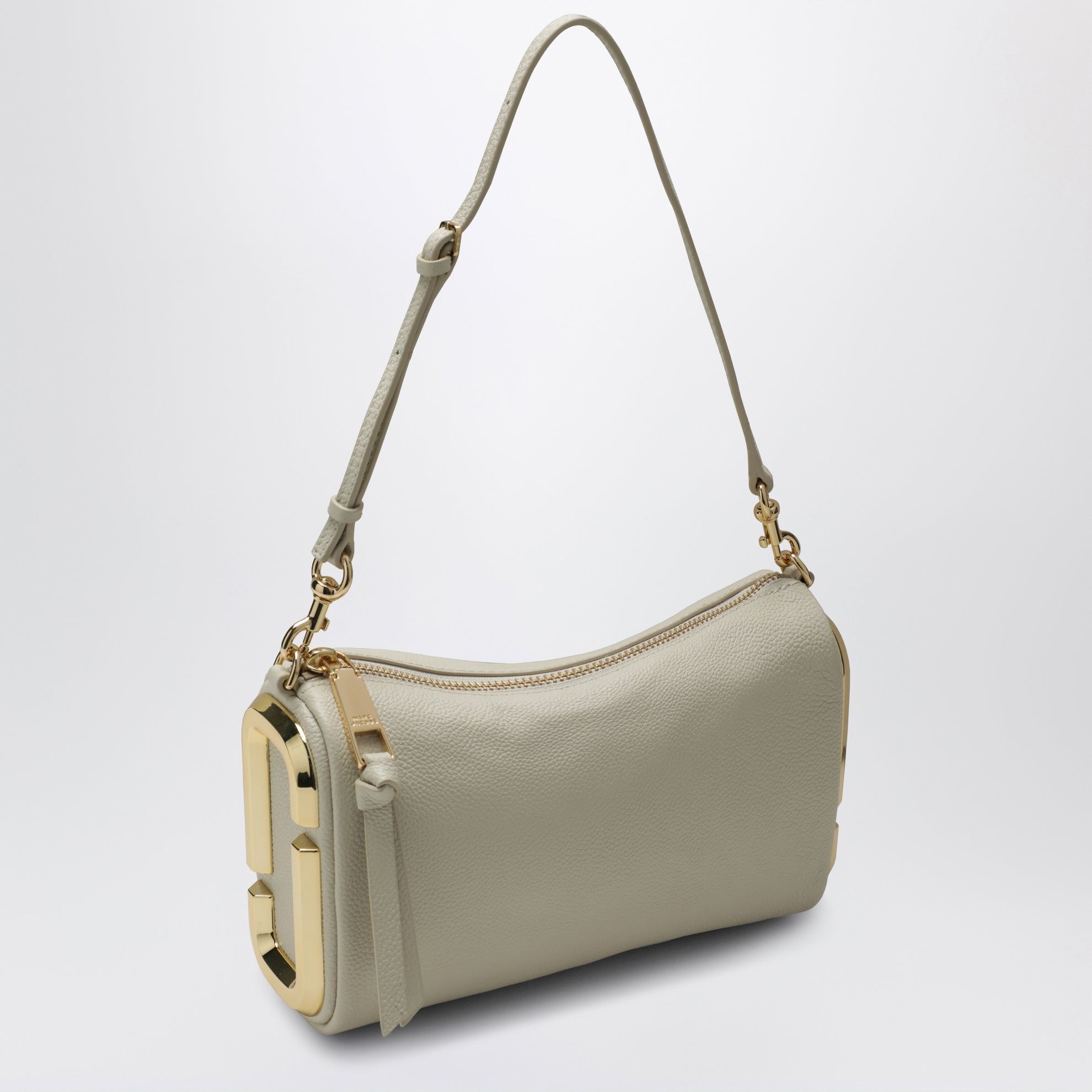 Borsa a tracolla Snapshot in pelle bianca