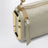 Borsa a tracolla Snapshot in pelle bianca