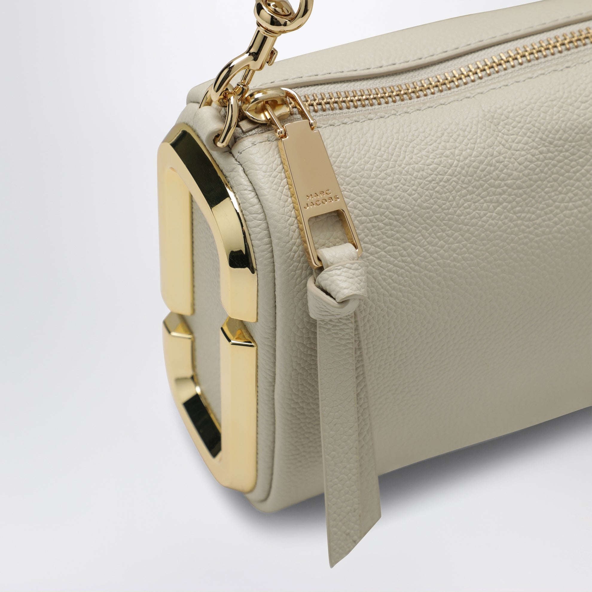 Borsa a tracolla Snapshot in pelle bianca