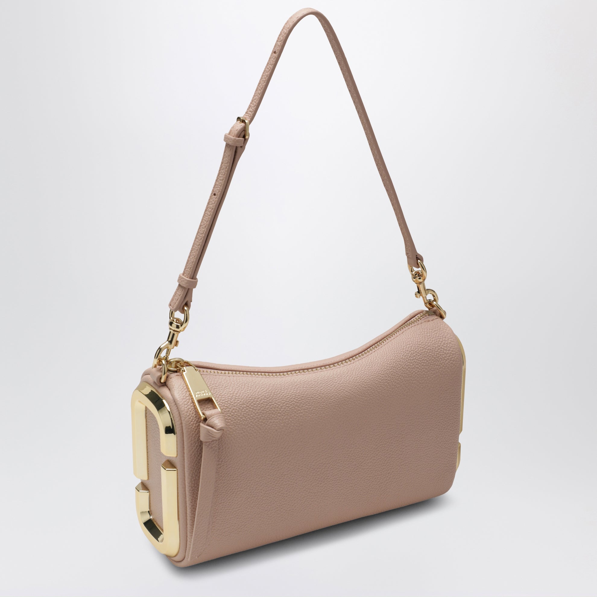 Sac bandoulière Snapshot en cuir grainé rose