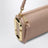 Sac bandoulière Snapshot en cuir grainé rose