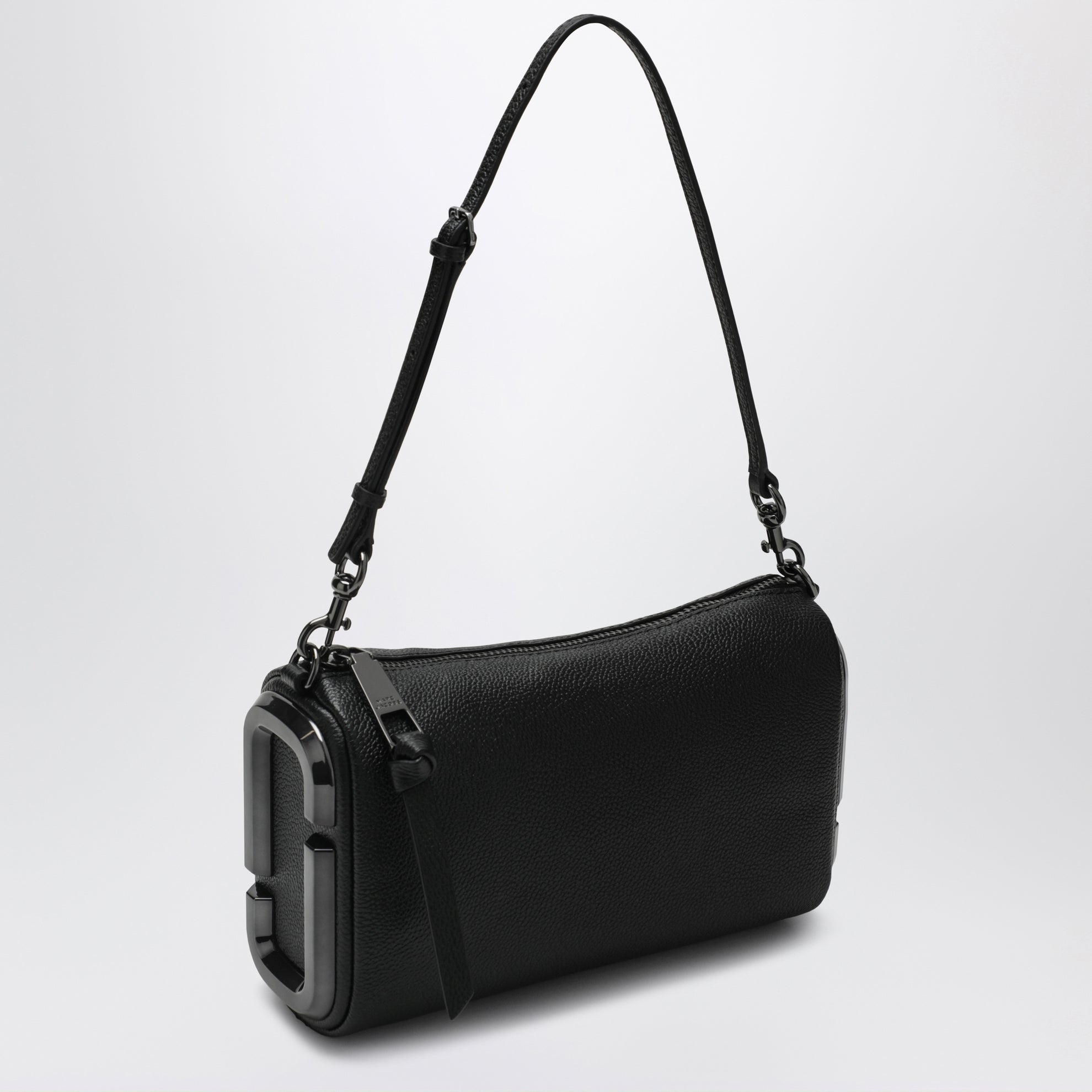 Schultertasche Snapshot DTM aus Leder in Schwarz