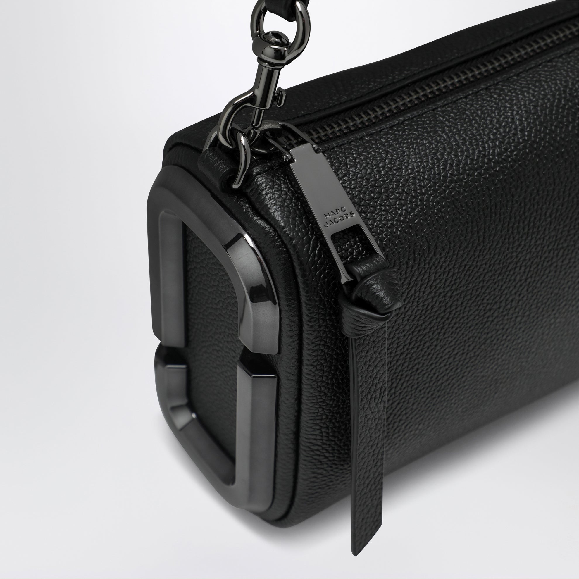 Schultertasche Snapshot DTM aus Leder in Schwarz
