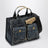 The Cargo Tote Bag medium in denim and suede