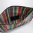 Pochette grande in rete a righe arcobaleno rossa