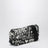 Mini-Schultertasche schwarz mit Punk-Schriftzug