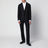 Black single-breasted suit in wool
