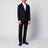 Black single-breasted suit in wool