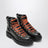 Bottines noires à lacets en cuir