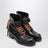Bottines noires à lacets en cuir