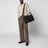 Borsa a tracolla in Re-Nylon nera