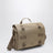 Desert-colored canvas crossbody bag