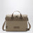 Desert-colored canvas crossbody bag