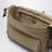 Desert-colored canvas crossbody bag