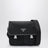 Borsa a spalla nera in Re-Nylon e Saffiano