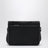 Borsa a spalla nera in Re-Nylon e Saffiano