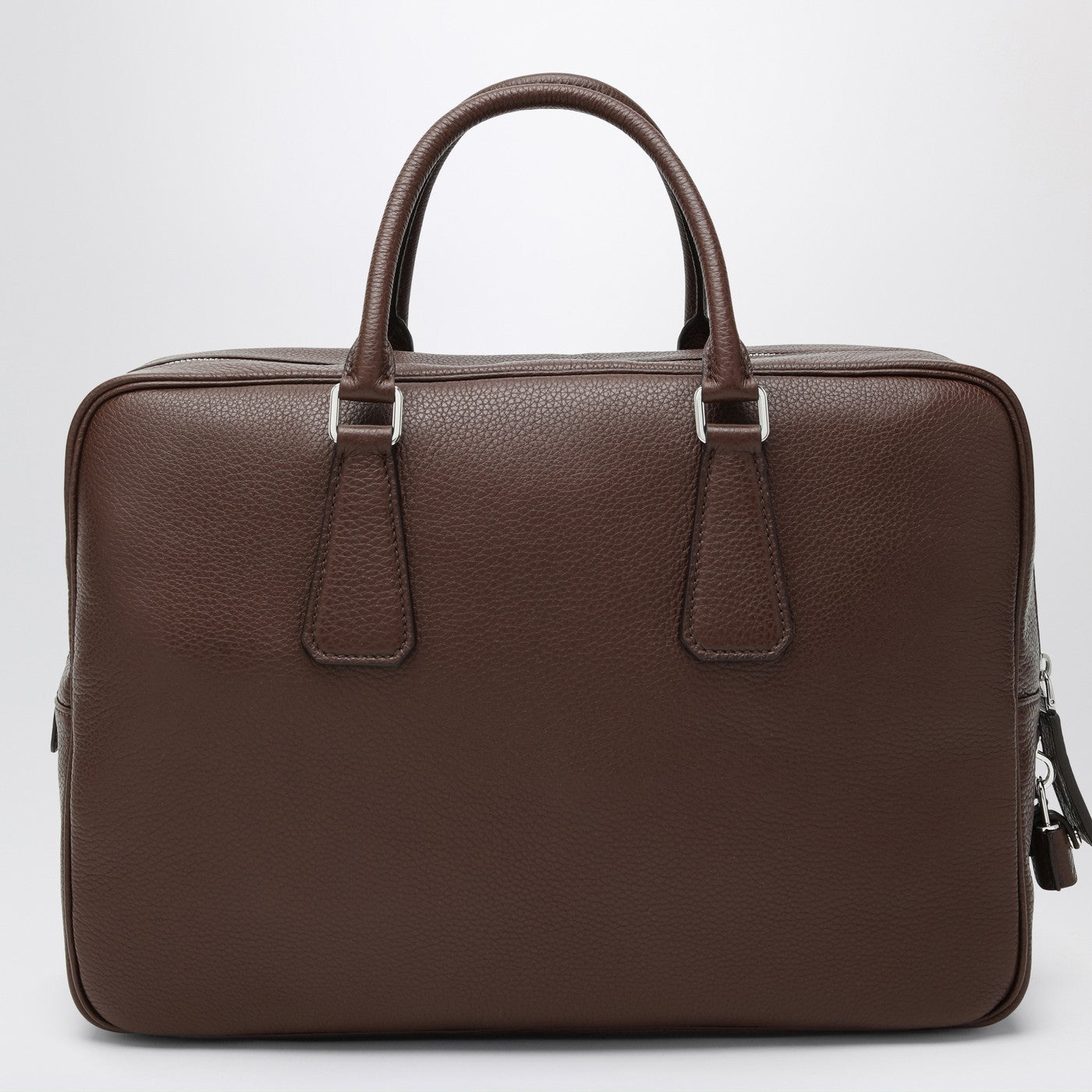 Prada Burnt brown leather work bag | TheDoubleF