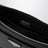 Black Saffiano leather pouch