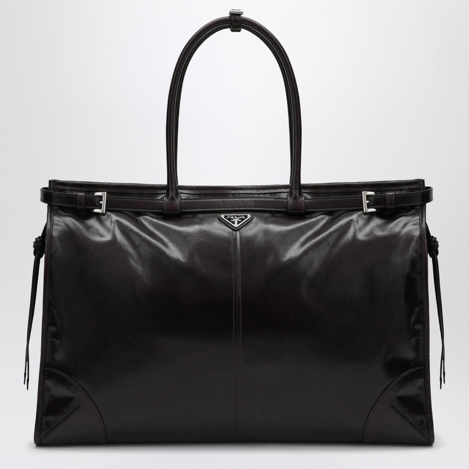 Sac shopping Prada Bonnie noir
