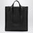 Borsa shopping in nappa nera