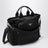 Black Re-Nylon and Saffiano shopping bag