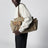 Sac shopping Prada Route large en toile et cuir kaki