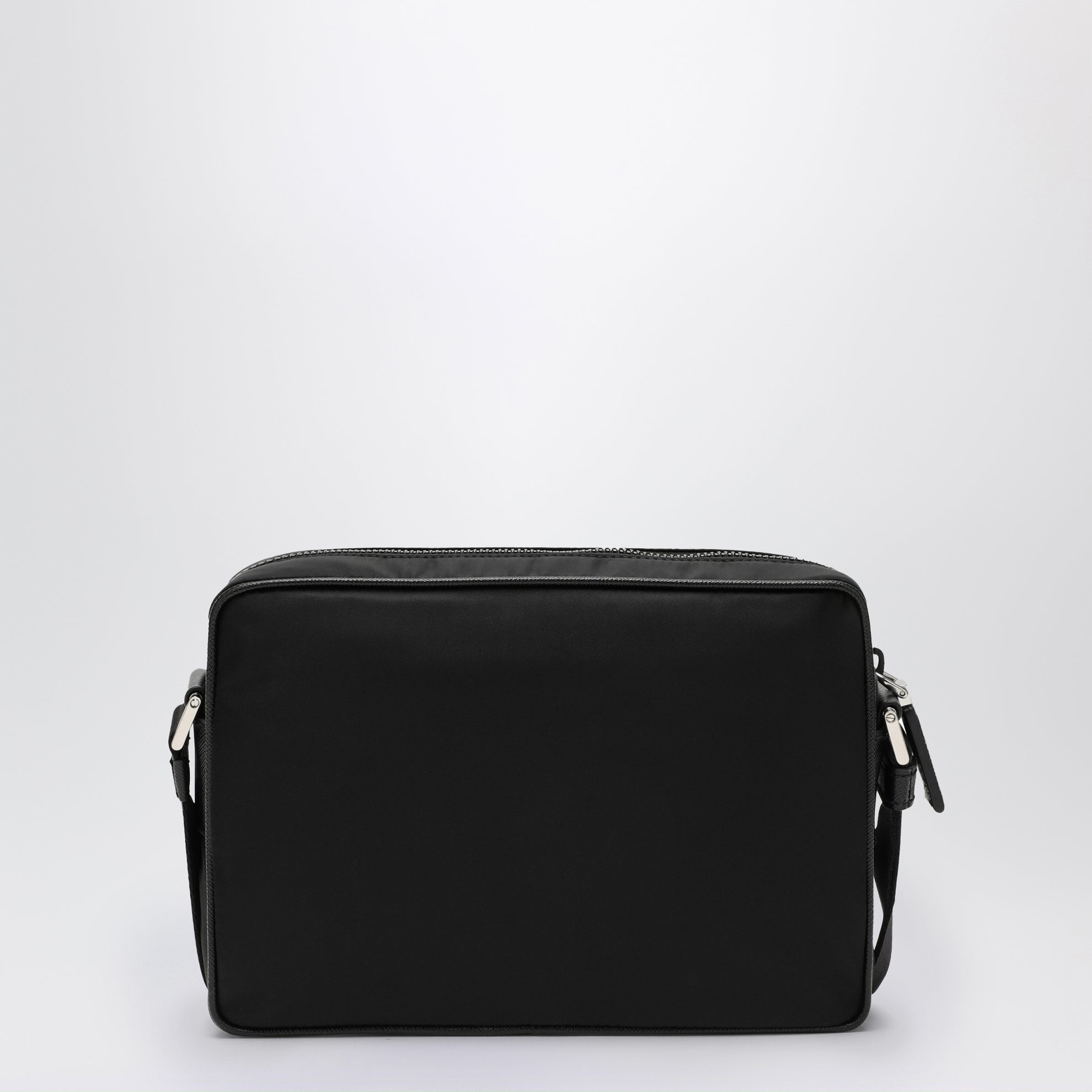 Sac à bandoulière noir en Re-Nylon