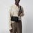 Crossbody bag in black Re-Nylon and Saffiano leather
