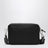 Crossbody bag in black Re-Nylon and Saffiano leather