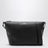 Black leather shoulder bag