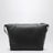 Black leather shoulder bag