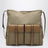 Khaki Prada Route canvas and leather crossbody bag