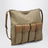 Khaki Prada Route canvas and leather crossbody bag