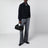 Black Re-Nylon and Saffiano shoulder bag