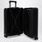 Black Re-Nylon and Saffiano cabin trolley