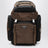 Zaino in Re-Nylon e pelle Nero / Bruciato