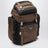 Backpack in Re-Nylon and leather black / burnt