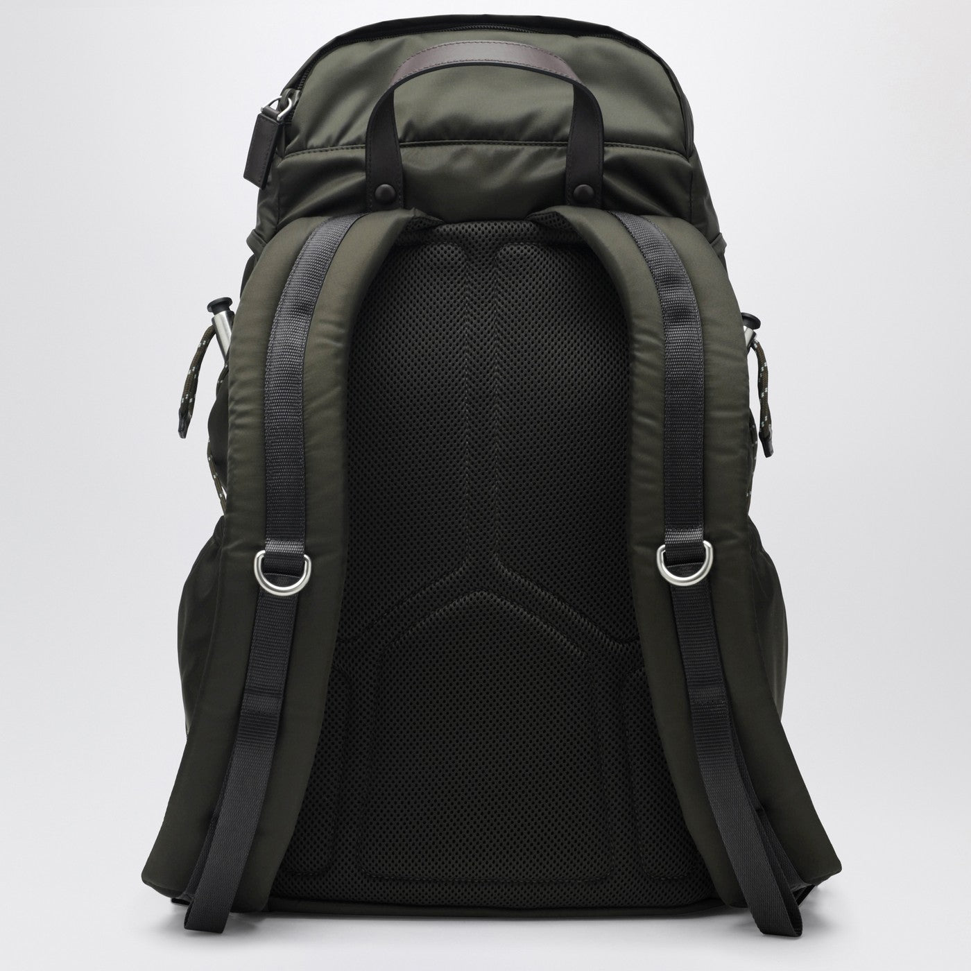 camouflage saffiano leather backpack Prada Camouflage Re-Nylon and leather Speedrock backpack