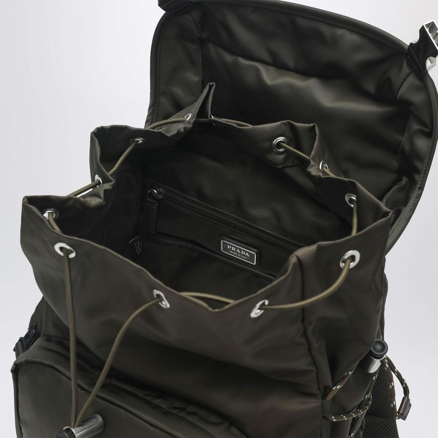 camouflage saffiano leather backpack f Prada Camouflage Re-Nylon and leather Speedrock backpack