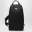 Zaino monospalla nero in Re-nylon