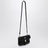 Black Re-Nylon and Saffiano phone holder