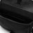 Black Re-Nylon and Saffiano phone holder