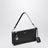 Black aged leather pouch