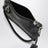Black aged leather pouch