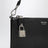 Black aged leather pouch