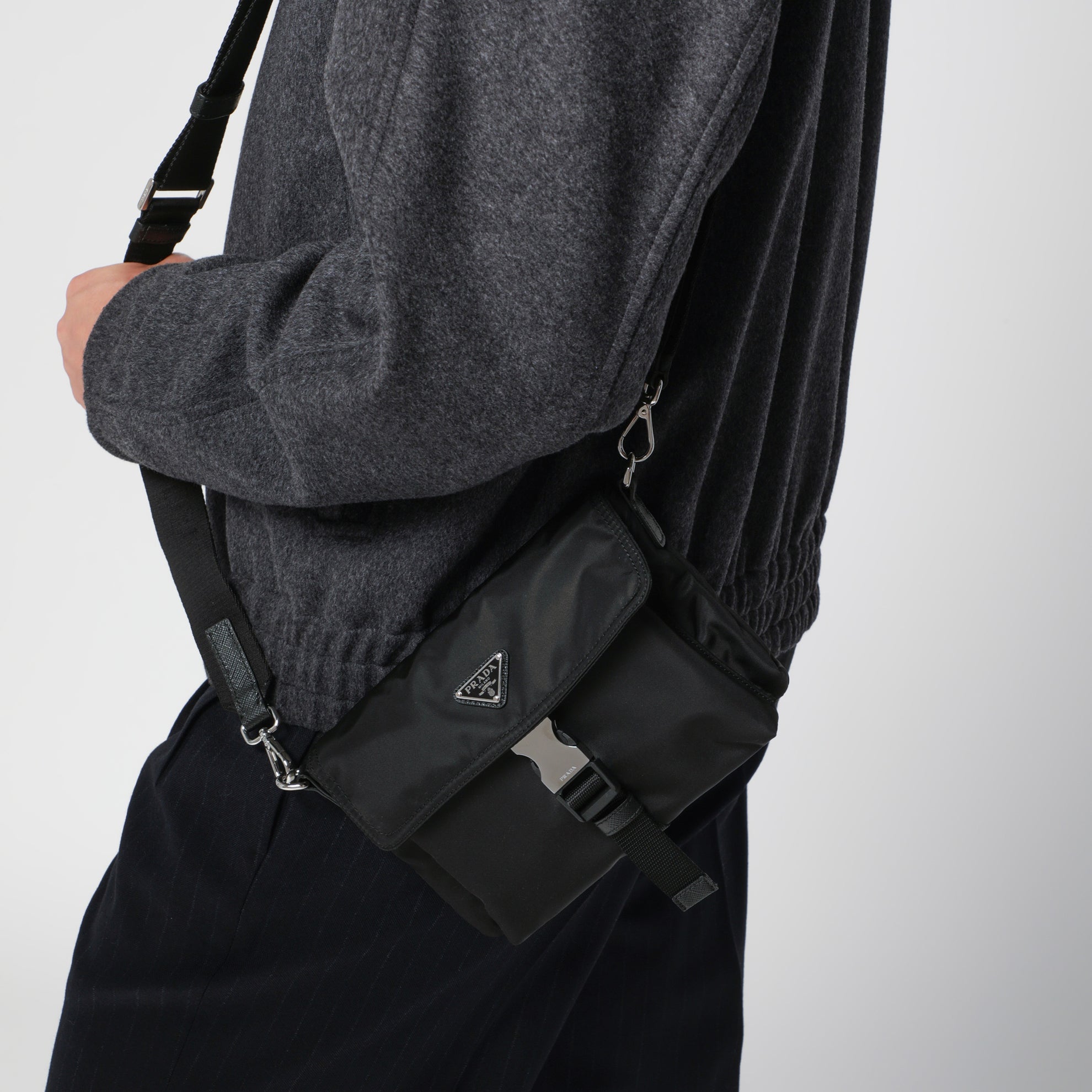 Black Re-Nylon Phone Case