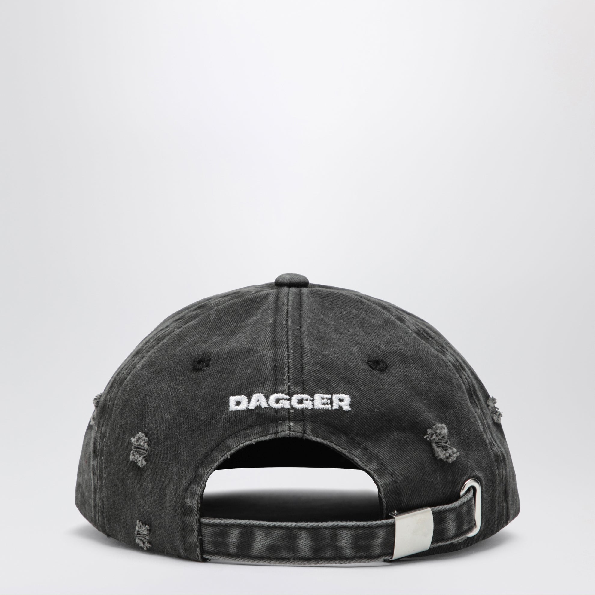 Black distressed Osculum Infame baseball cap