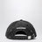 Black distressed-effect baseball cap