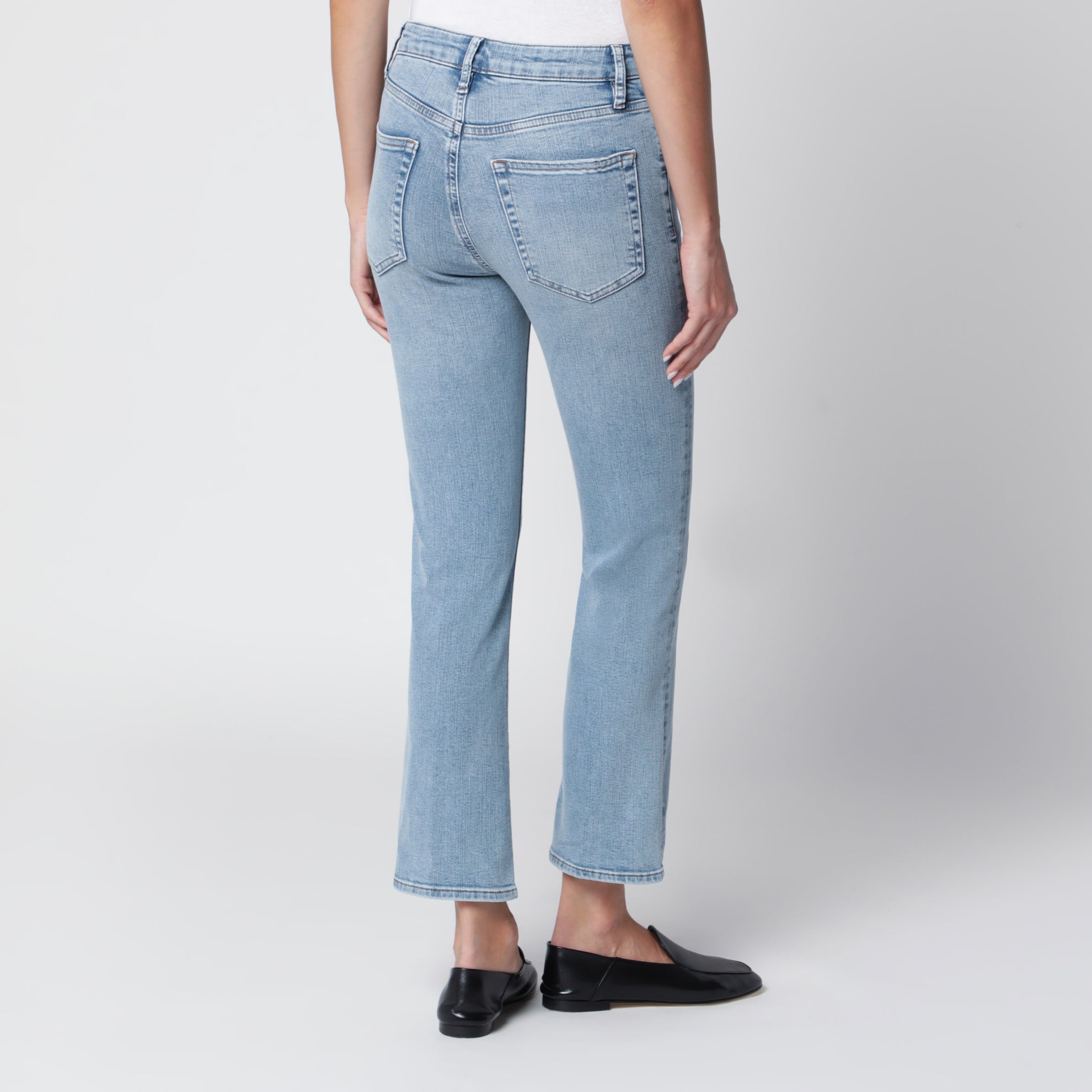 The Reboot Crop Jeans in Lark Hellblau